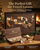 New Wooden USA Maps Puzzle Reusable Landmarks Cork Travel Map Multi-Purpose Portable Wooden Puzzle for Home Decor Remarks