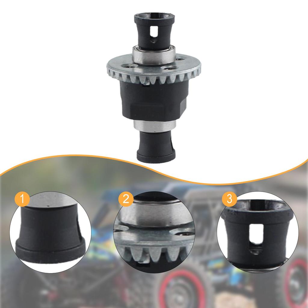 RC Car Differential Spare Parts 1/18 Sturdy Accessories Brushed Upgrade Replacements for 18101