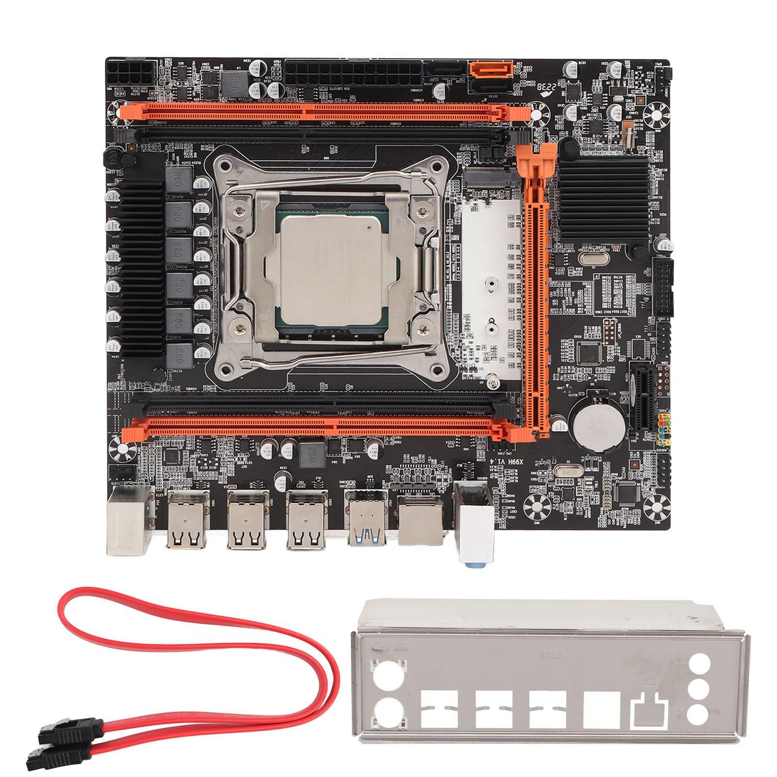 

DDR4 Mainboard with CPU Dual Channel 6 Phase Power Supply Heat Dissipation PC Motherboard for