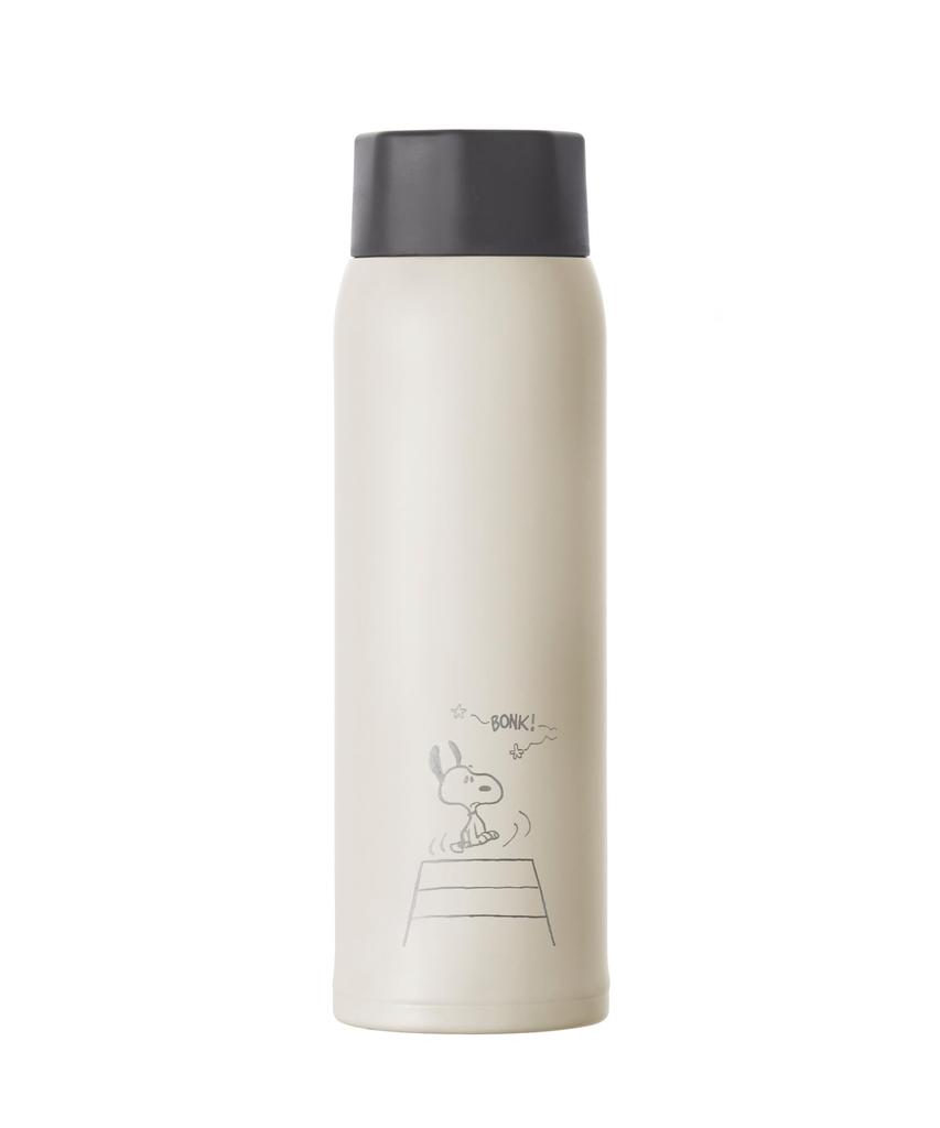 BRUNO PEANUTS Lightweight Stainless Steel Screw Bottle, Tall, Beige, Other Colors, No Sizes Available, BHK259-ECRU