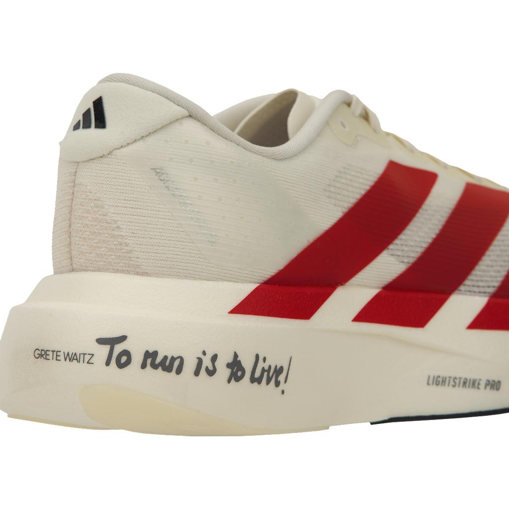 adidas Adizero Evo SL To Run Is To Live! Men Sneakers White Off-White Better-Scarlet JS1182