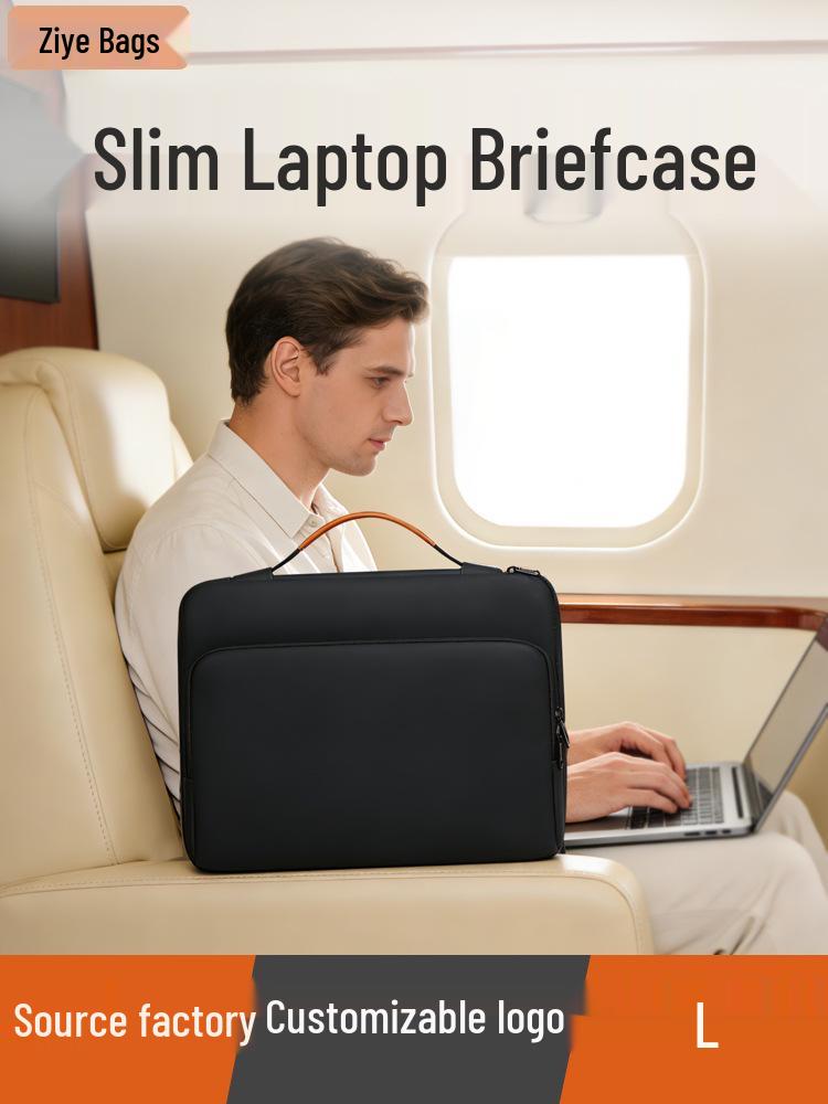 16-inch Shockproof Waterproof Laptop Handbag with Logo Customization