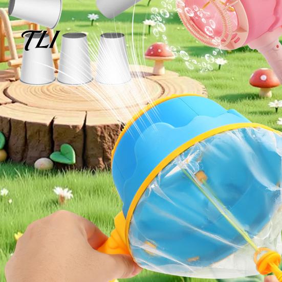 Durable Air Wave Shooter Handheld Cannon Toy for Kids Adults, Lightweight Battery Free Portable Indoor Outdoor Play Outdoor, Fun Interactive