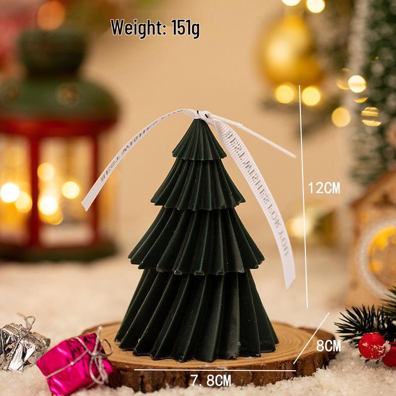 New Spiral Christmas Tree Scented Candle - Festive Souvenir & Creative Home Decor Prop