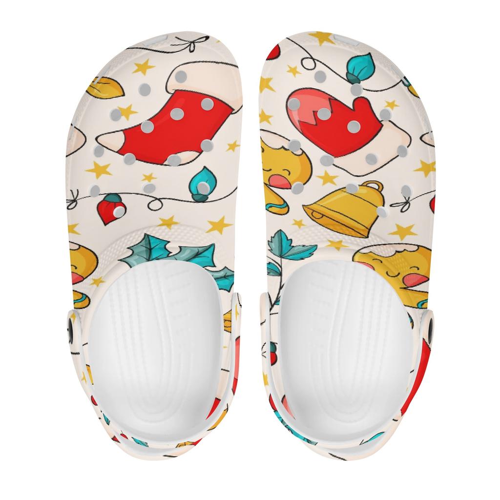 Cartoon Printed EVA Casual Clogs Men Women Soft Sole Lightweight Soft Slip On Sandals Slippers Summer Daily Leisure Shoes