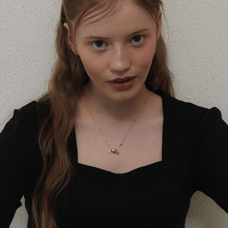 TATIANA (925 Silver) Multi-Ornament Necklace NZ2160