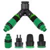 Garden Hose Y Shape Connector 1/2" 3/4" Faucet Hose Quick Joint Kit Hose Connector Garden Accessories Ibc Tank Adapters