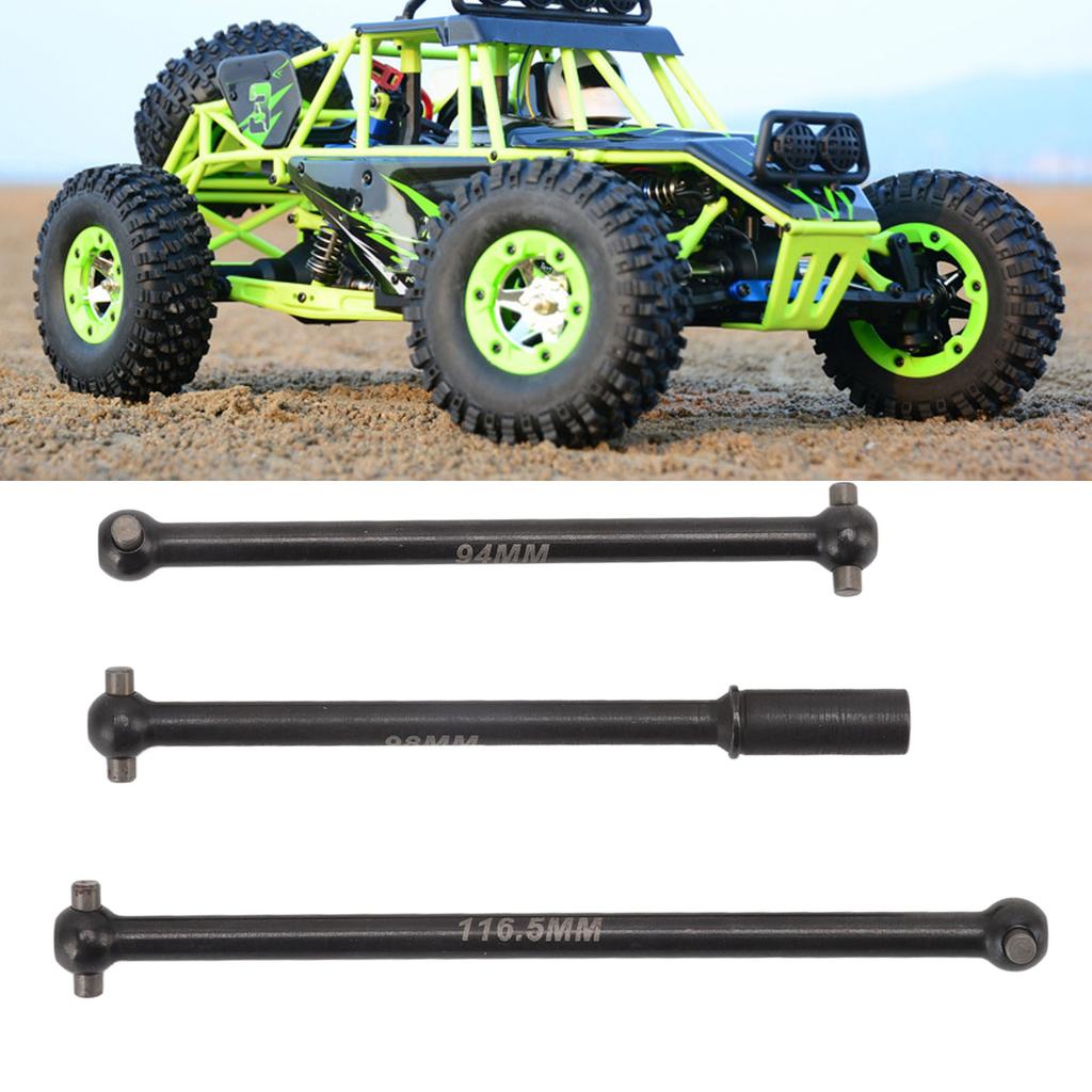 3Pcs RC Truck Centre Drive Shaft Durable Steel Stable Accurate Size RC Car Drive Shaft for ZD Racing MX 07 4WD 1/7 Truck