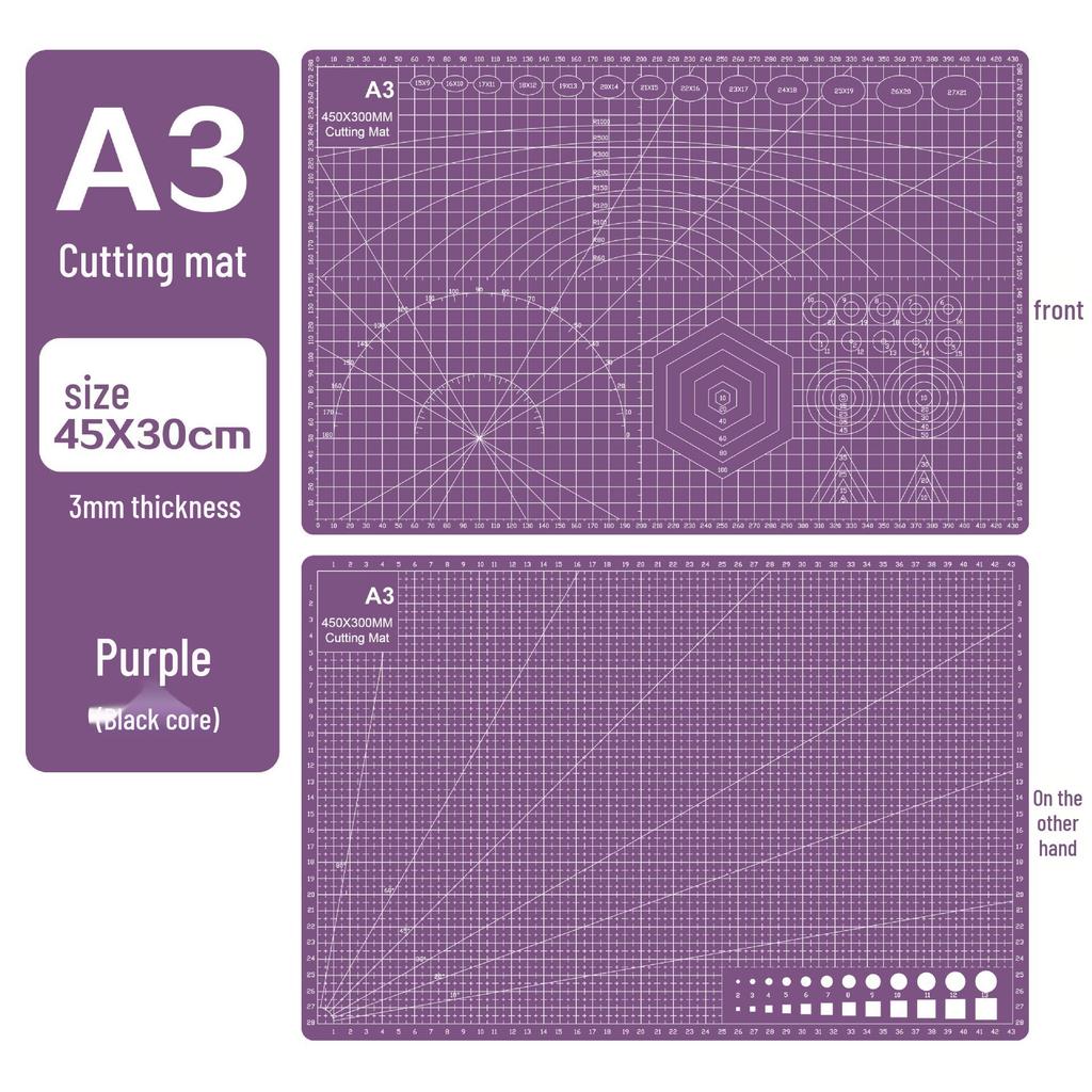 Thickened Multi-Purpose Cutting and Engraving Mat (A3, A2, A4)