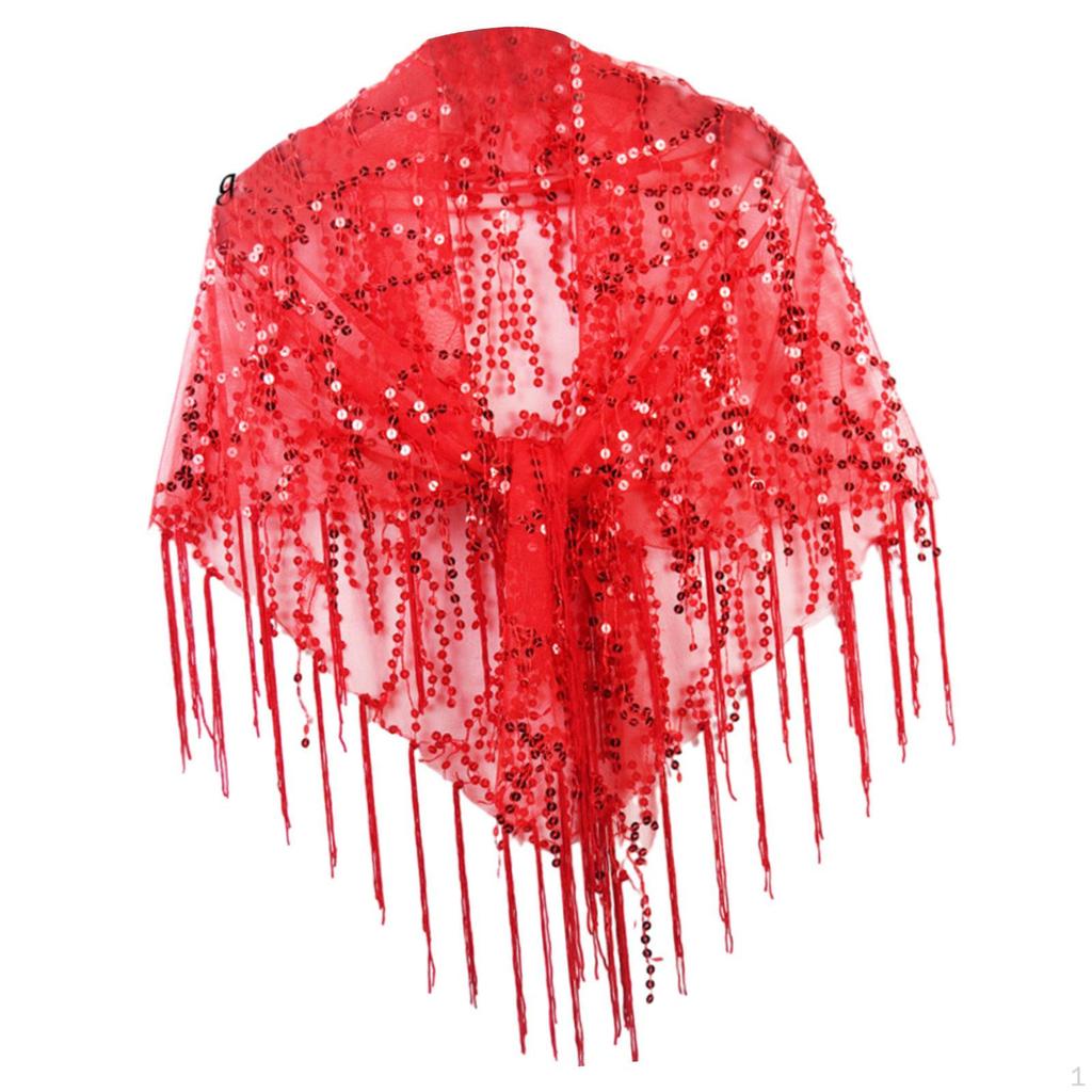 Elegant Sequin Embellished Shawl for Special Occasions