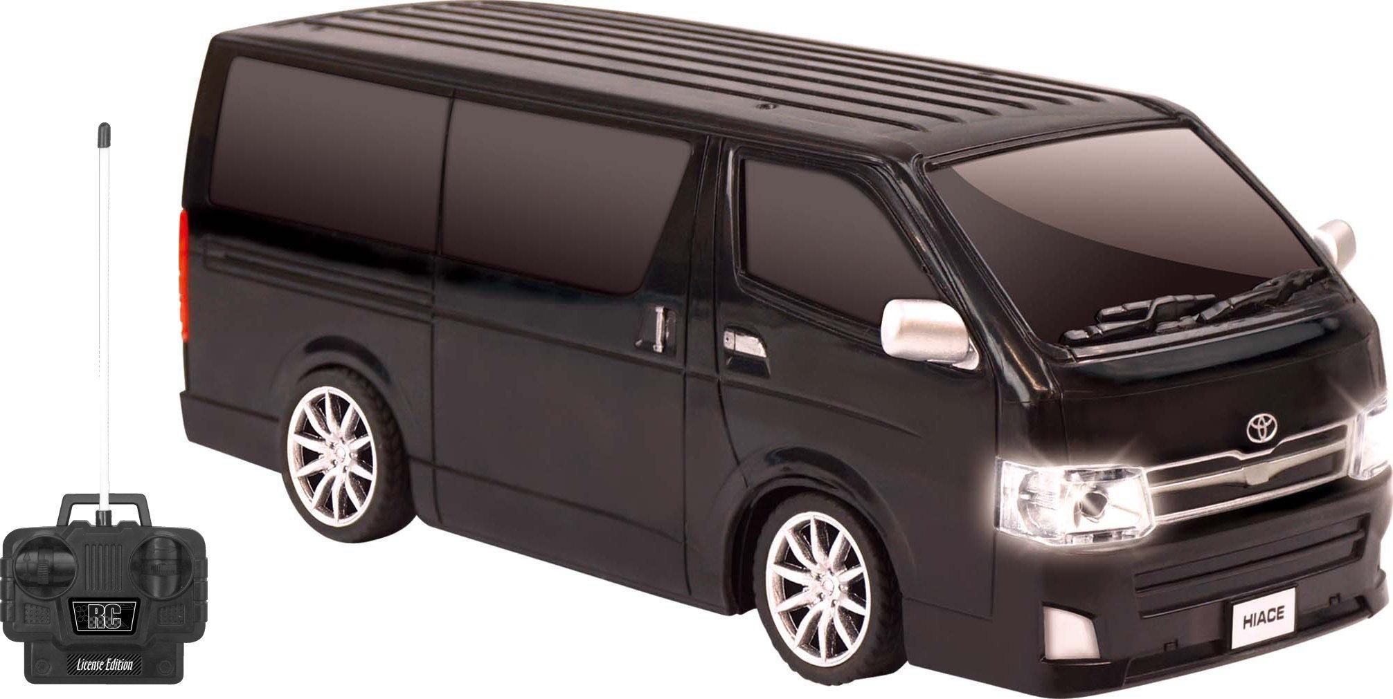 

Радиоуправляемая модель Toyota Hiace, полнофункциональная, RC 27 МГц, с подсветкой, черная
