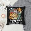 Funny And Cats Square Pillow Cases Cushion Covers Awesome Zipper Decor Pillowcase for Living Room