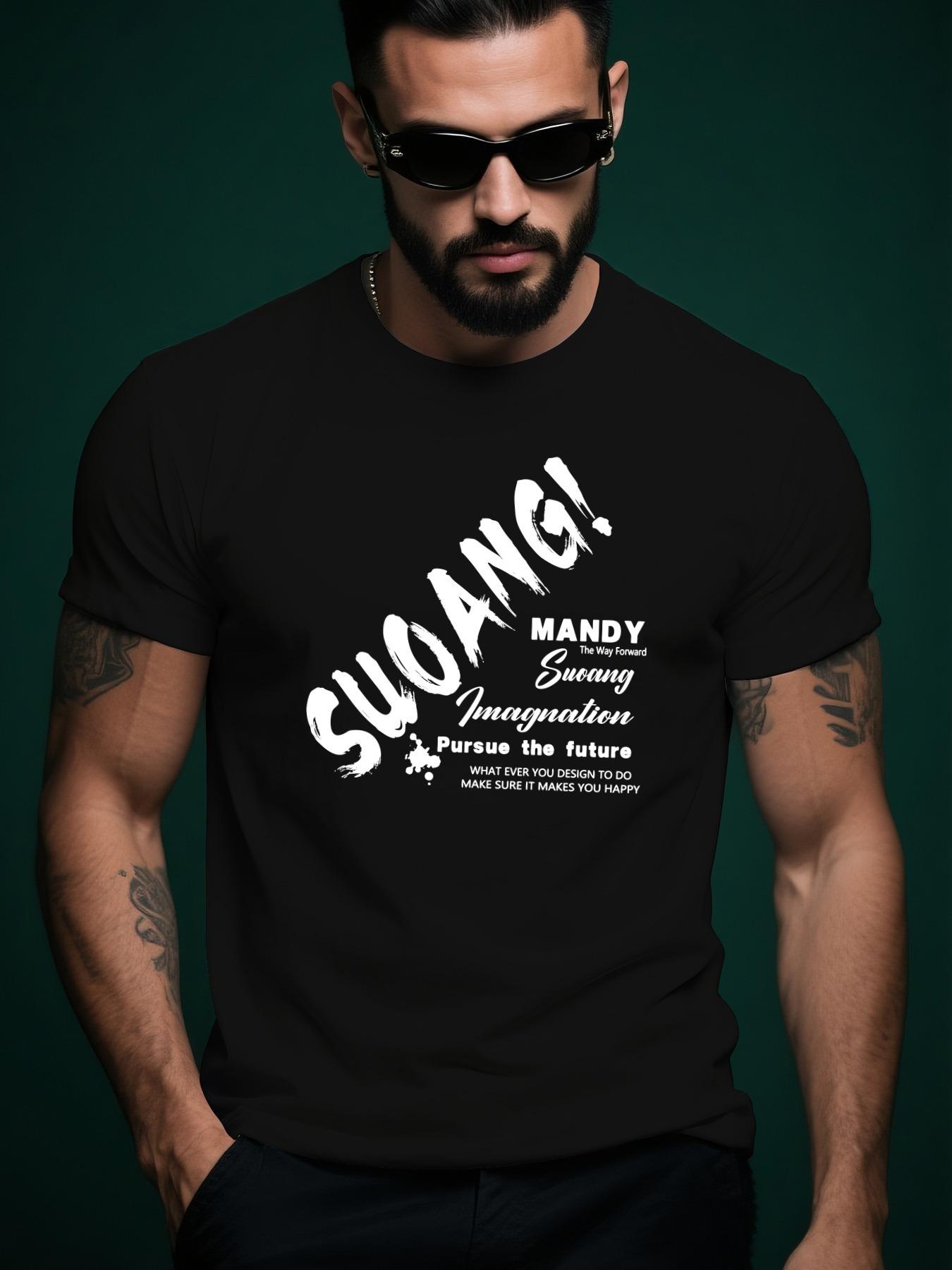 SUOANG Graphic Print Tshirt - Bold SUOANG! Streetwear D... XXL