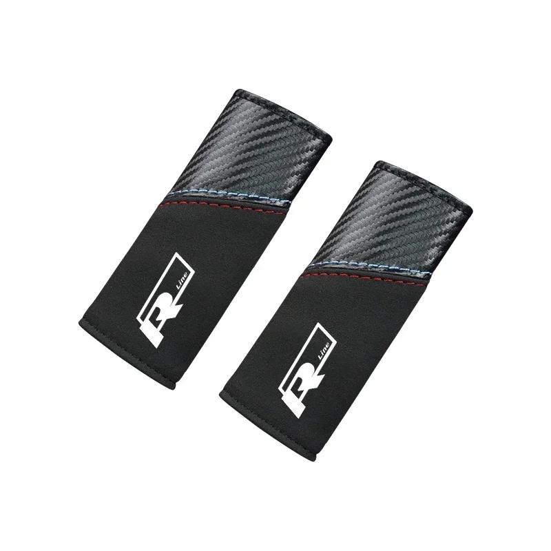 Lmn1 2Pcs Car Interior Door Handle Cover Handgrip Protect Casing For VW GTI Polo Golf Passat Tiguan Arteon Touareg Taigo Caddy Jetta
