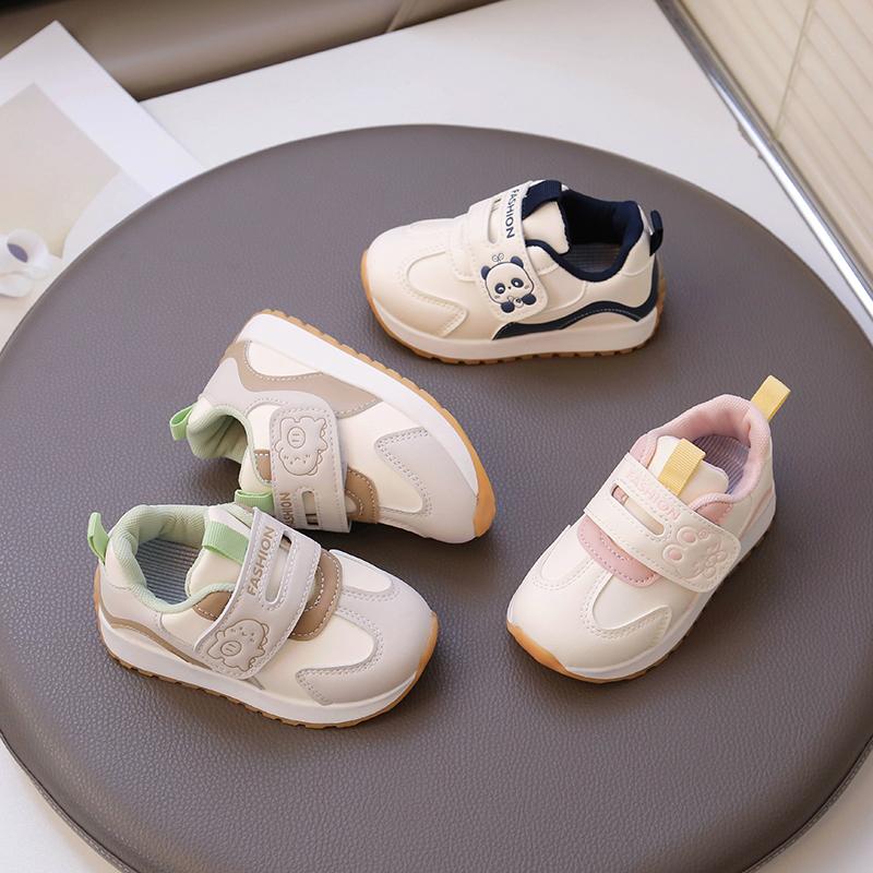 Baby Walking Shoes with Cute Rabbit Kids Sneakers Toes Capped Soft Bottom 2025 New Fashion Boys Girls Sports Shoes Size 16-30