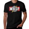 WASP Vintage Logo (Distressed) For Black Apparel TShirt Big Size Daily Wear TShirt
