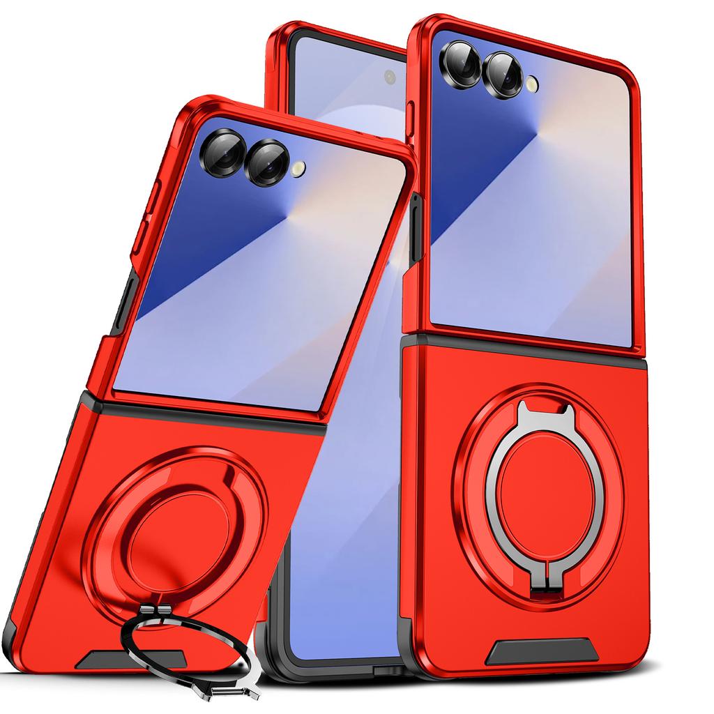 Compatible with Samsung Z FliP8 Lingke Phone Case Foldable Galaxy Zflip7 Stand Shockproof Protective Cover