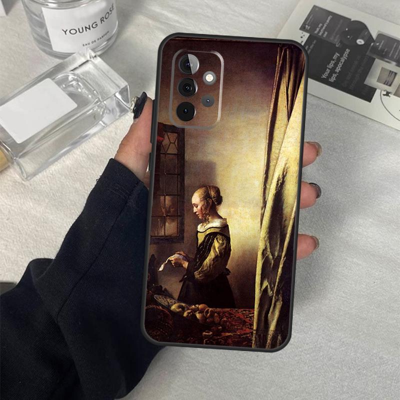 

Johannes Vermeer Phone Case For Samsung Galaxy A34 A54 A14 A13 A23 A33 A53 A73 A52 A42 A32 A22 A12 A51 A71 Samsung A52