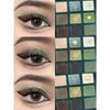 9 kolorów paleta cieni do powiek Retro francuski styl cieni do powiek czarny oliwkowy drobny, nie latający proszek trwała paleta cieni do powiek do makijażu smokey eye