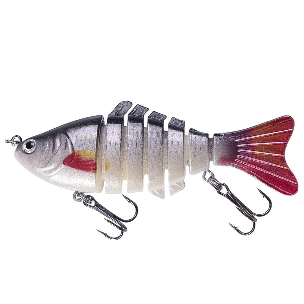 Sinkende Wobbler Angelköder Lebensechter mehrteiliger Swimbait Mehrteiliger Hardbait Crankbait für Barsch Forelle