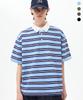 TRILLION Rugby Cotton Collared Oversized Short Sleeve T-Shirt_4Color