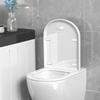 Strapazierfähiger Silikon-WC-Sitzpuffer Stoßfeste WC-Sitzdeckel-Pads Badezimmer-Ersatzteile Stark haftendes WC-Zubehör