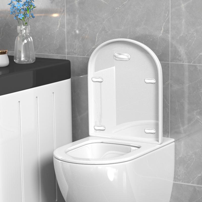 Strapazierfähiger Silikon-WC-Sitzpuffer Stoßfeste WC-Sitzdeckel-Pads Badezimmer-Ersatzteile Stark haftendes WC-Zubehör