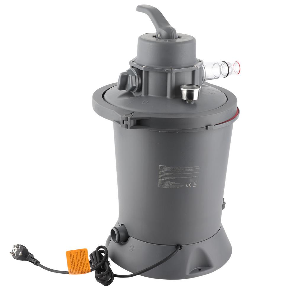 800 Gallon Sand Filter Pump 60W Pool Cartridge Filter Pump AC for 1100L To 18100L Swimming Pools