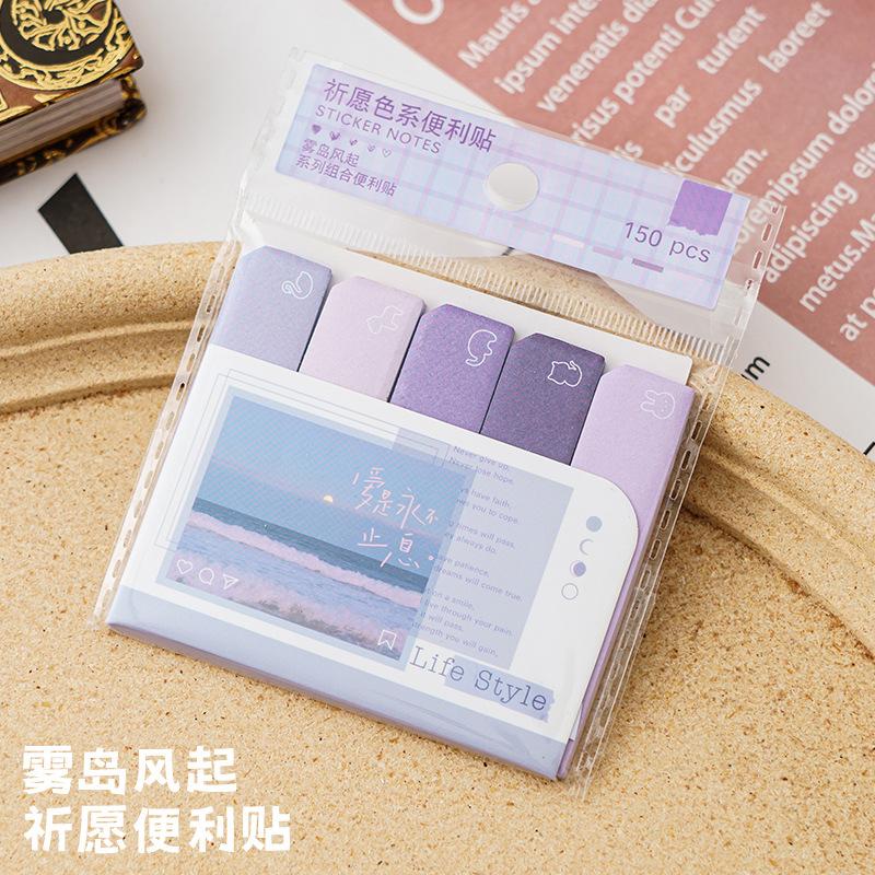 Office School Supplies Index Label Stickers High Looking Creative Memo Mark Classification Girl Heart Prayer Color Kawai Lovely