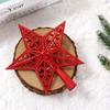 Christmas Tree Topper Star Decor Plastic Ornament Treetop Decoration Shatterproof Office Hotel Party