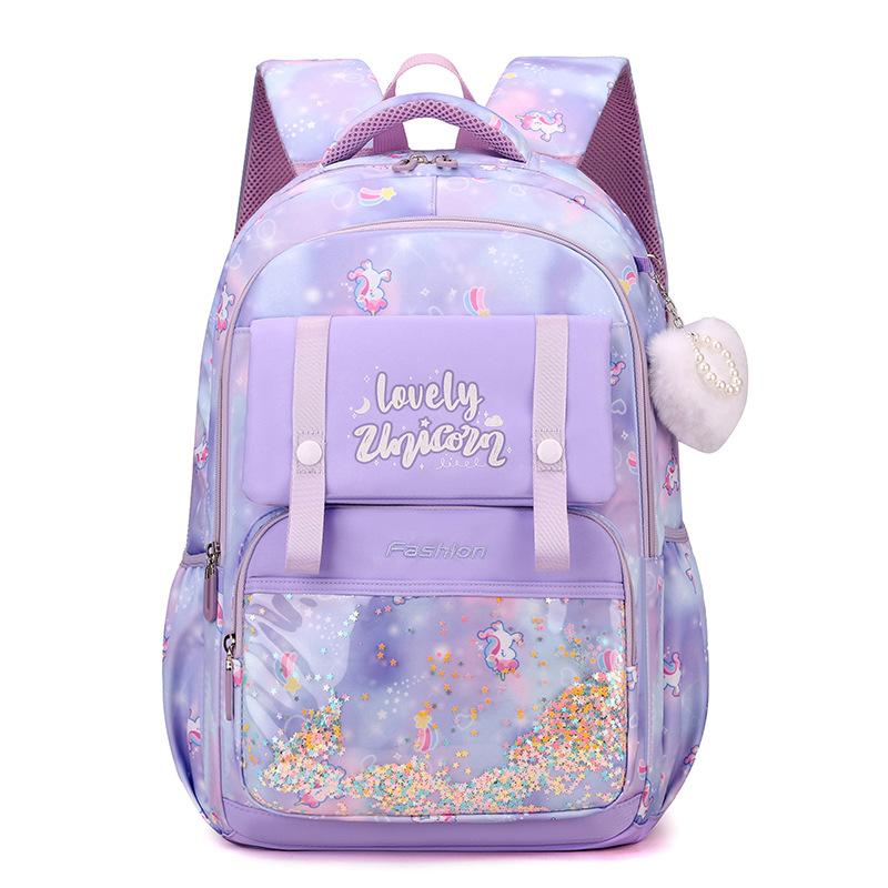 School Bag Backpack Women's Ins Niche High Value Large Capacity Junior High School Casual Versatile Batch