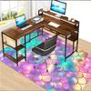 Mermaid Polyester Carpet, Soft Indoor Mat for Office Chair, Living Room, Computer Desk - Decorative Home Office Rug Design