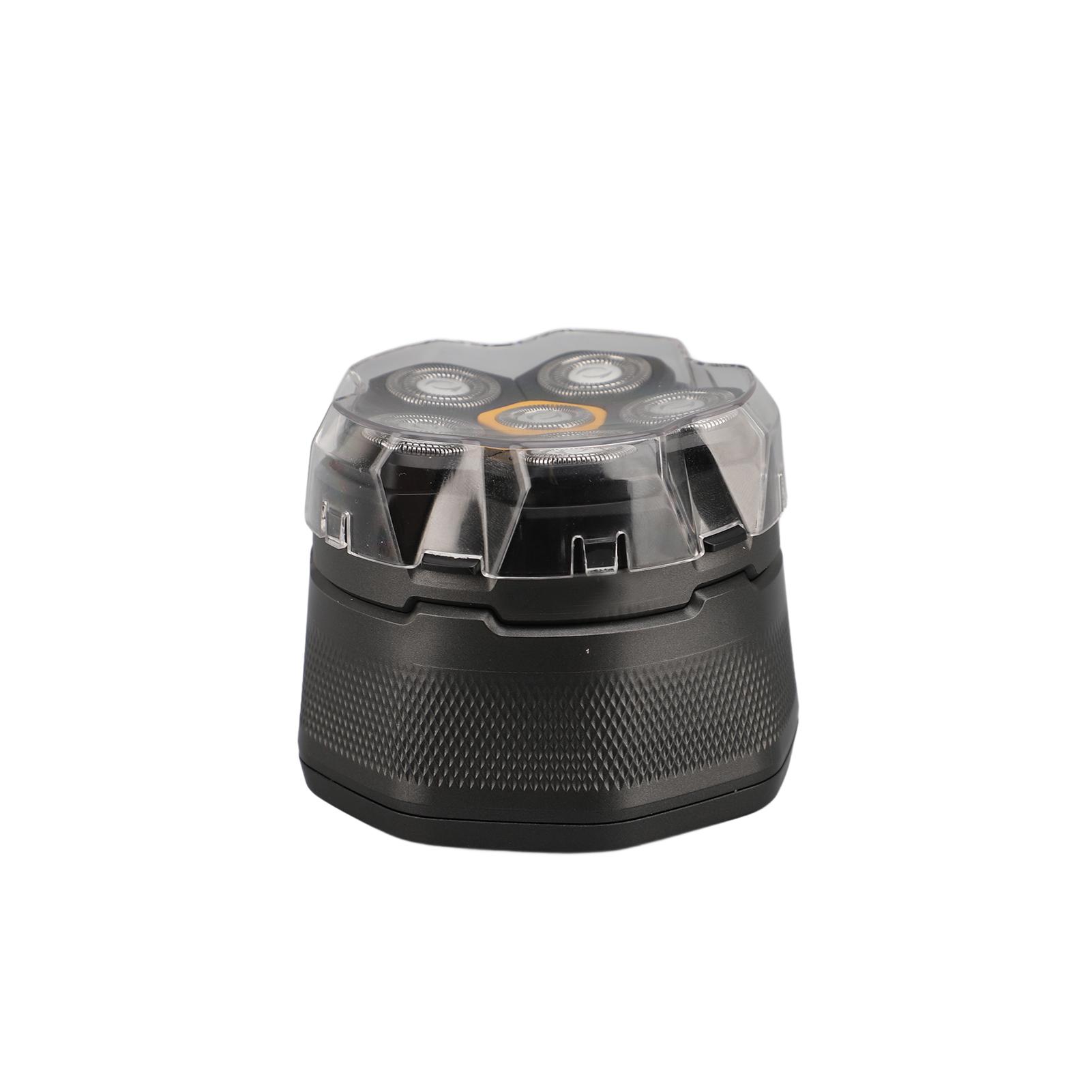 

6D головка триммер для лысых мужчин светодиодный дисплей магнитная съемная головка лысая головка плавающий триммер борода