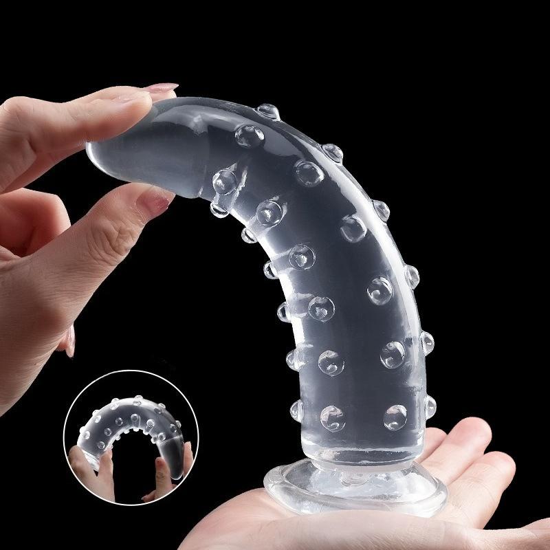 Particle Dildo Penis Vaginal Massage Orgasms Female Masturbator Anal Dildo Butt Plug Sex Toys for Men Women Products