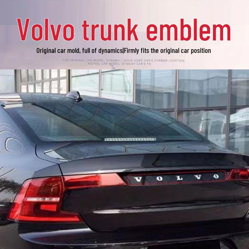 Volvo S90/S80/S40/C30/C40 Custom Trunk and Displacement Emblems