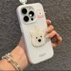 Applicable iphone16promax protective case West Highland puppy skin feeling jelly case Apple 15 creative mobile phone case