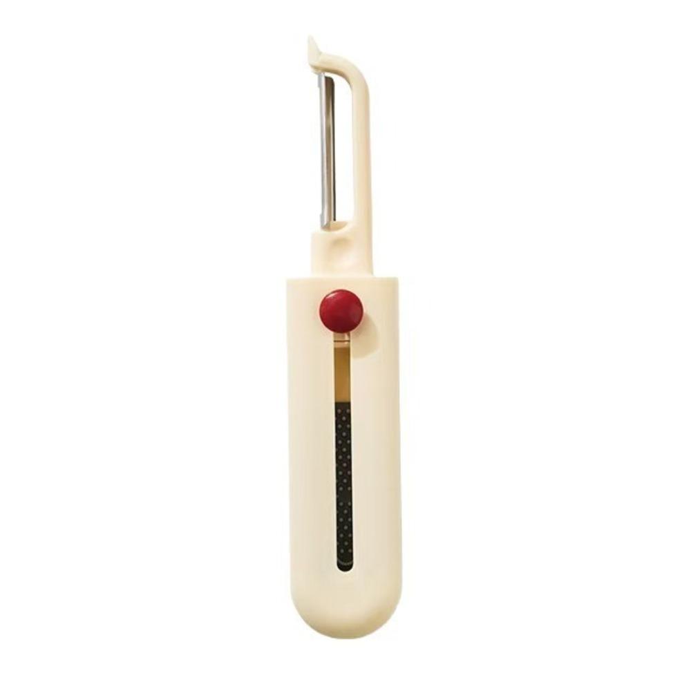 Press-Type Vegetable Peeler Ergonomic Grip Potato Peeler Vegetable Washing Brush  Restaurant