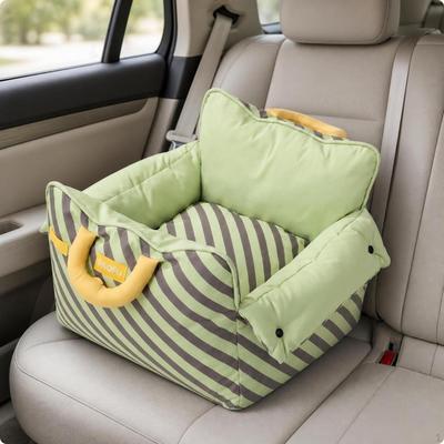 Car Pet Bed with Restraint Strap Soft Dog Long-Lasting for Dogs, Cats
