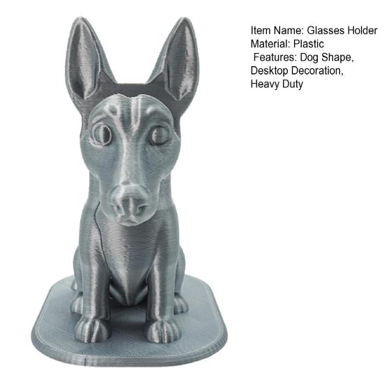Hundebrilleholder Brilleutstillingsstativ Dyrefigur Statue Skrivebordsdekorasjon Solbriller Brilleholder Brilleutstillingsstativ