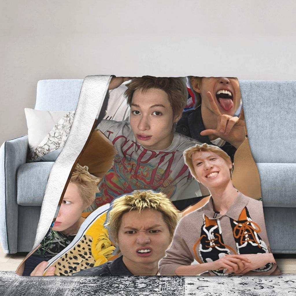 CORTIS Täcke K-popgrupp Fleecepläd Sovkläder Soffdekoration Ultralen Varm Sängkläder,