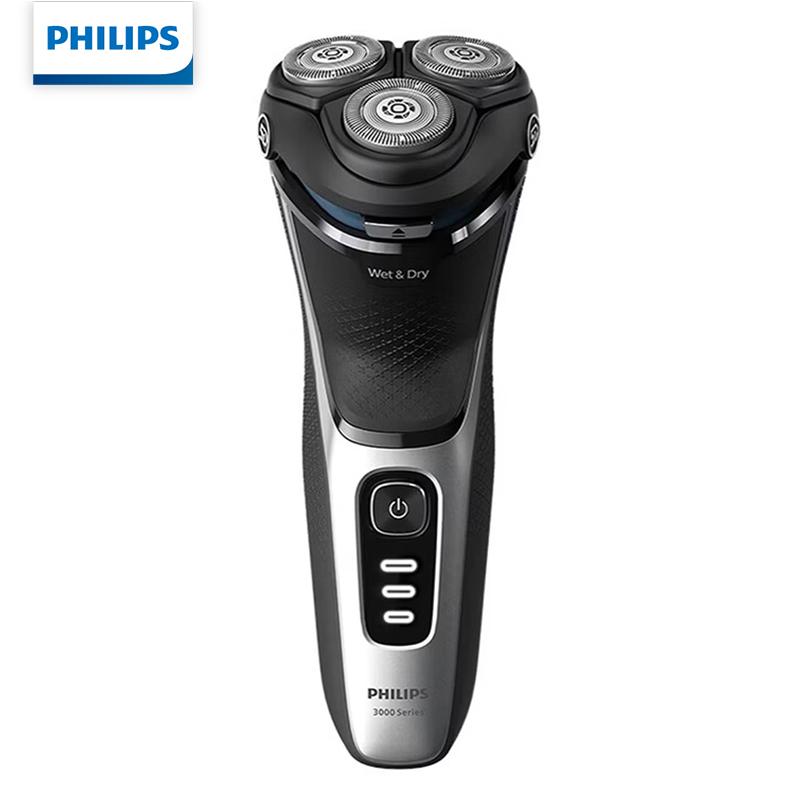 Philips Rasierer S3216/12 Elektrischer Rasierer Dynamischer Motor passt die Leistung automatisch an, um Ziepen zu reduzieren für eine komfortablere Rasur