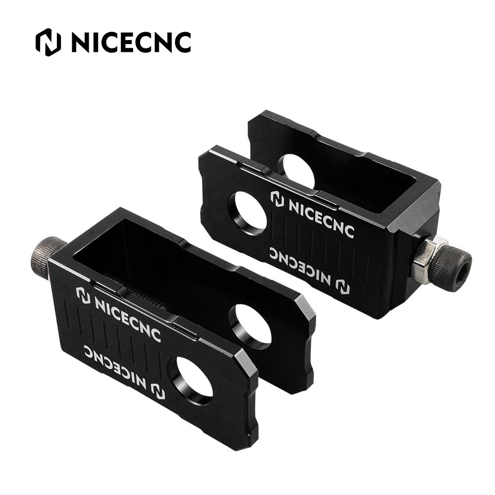 NICECNC For Yamaha YZ80 YZ 80 1993-2001 YZ85 YZ 85 2002-2018 2017 2016 2015 Motorcycle Rear Chain Adjuster Axle Block Aluminum