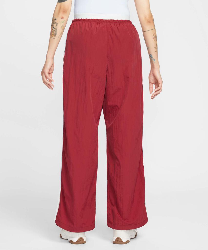 NIKE Sportswear Loose Fit High-Waisted Parachute Pants W - Team Crimson:Chalk:White:Chalk / If0335-613