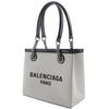 BALENCIAGA Small tote Tote Bag 7599412AAOK9260 logo Light gray Nylon canvas Women Used