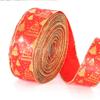 Christmas Beautiful 63cm Tree Ribbon Festive Ornaments With Distinctive Letter Prints