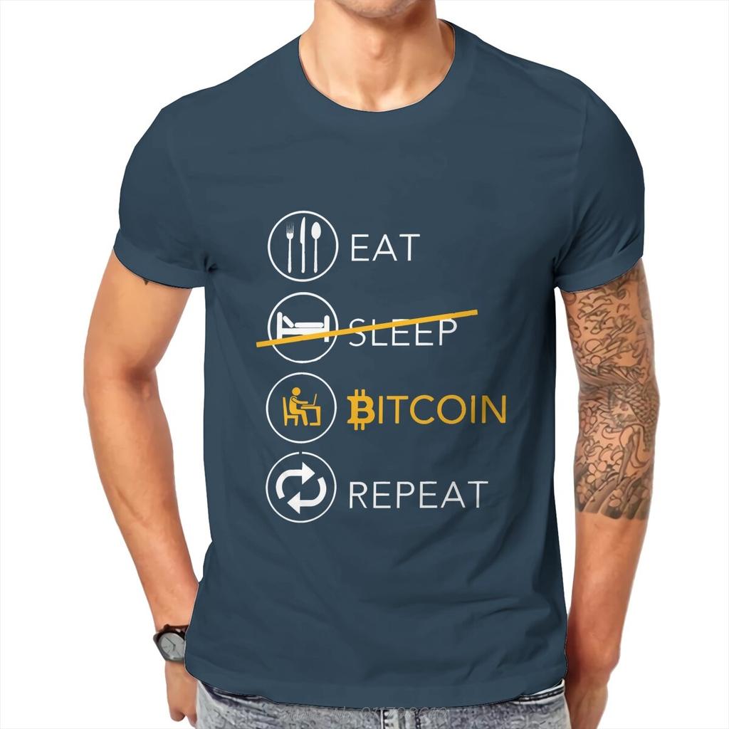 I Told You So Bitcoin Original TShirt Repeat Cryptocurrency Cotton Tops Tees Fitness T-shirt Oversized Unisex Shirt Men Clothing