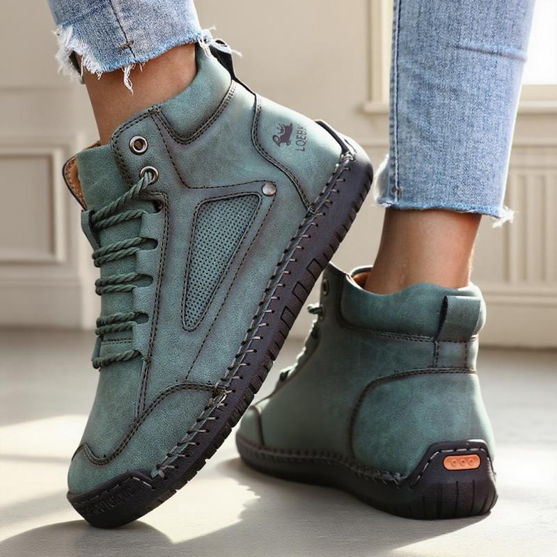 New Handmade Leather Women Shoes Casual Slip on Loafers Breathable Leather Shoes Flats Fashion Moccasins Tooling Shoes Plus Size