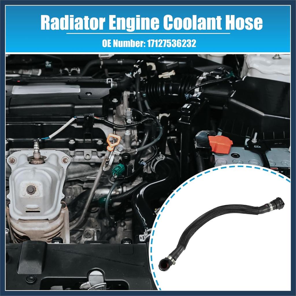 Radiator Coolant Hose Reservoir Hose for BMW X5 2007 2008 4.8i 4.8L V8 - Gas for BMW X5 2009 2010 XDrive48i 4.8L V8 - Gas No.17127536232 Stylish