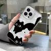 Cartoon Animal Cute Cat Soft Clear Phone Case For iPhone 15 Cases iPhone 16 14 13 12 11 Pro Max Mini XS XR X 7 8 Plus Cover