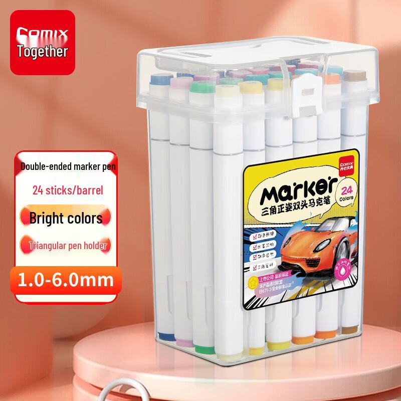 Comix Dual-Tip Quick-Dry Oil Art Markers